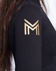 Long Sleeve Base Layer - Black/Gold