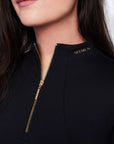 Long Sleeve Base Layer - Black/Gold