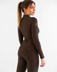 Long Sleeve Base Layer - Chocolate
