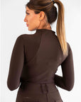 Long Sleeve Base Layer - Chocolate