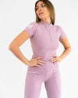 Short Sleeve Base Layer - Mauve