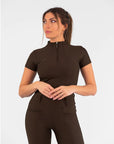 Short Sleeve Base Layer - Chocolate