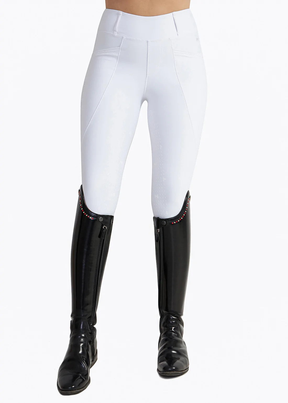 Pro Riding Leggings - White