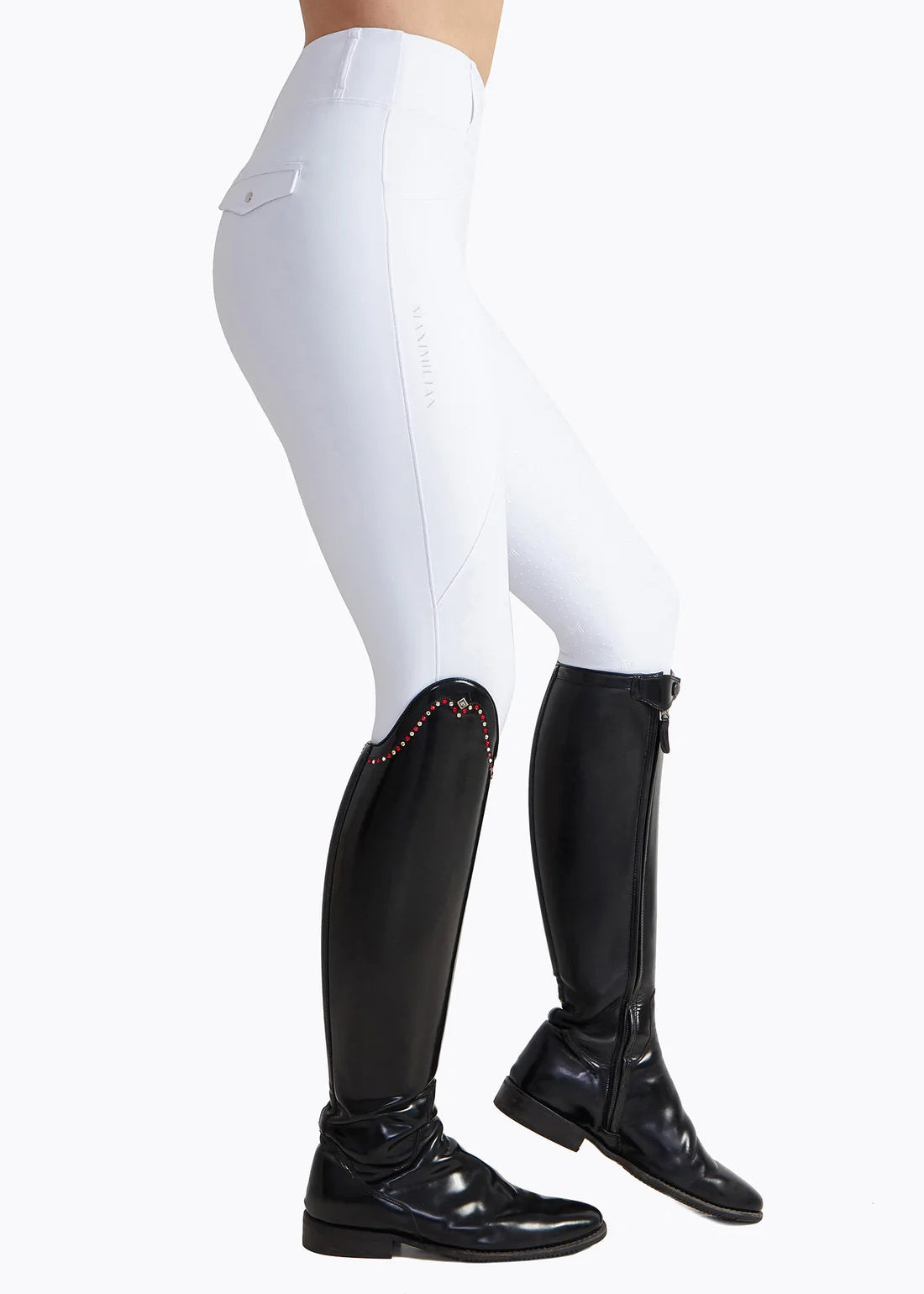 Pro Riding Leggings - White