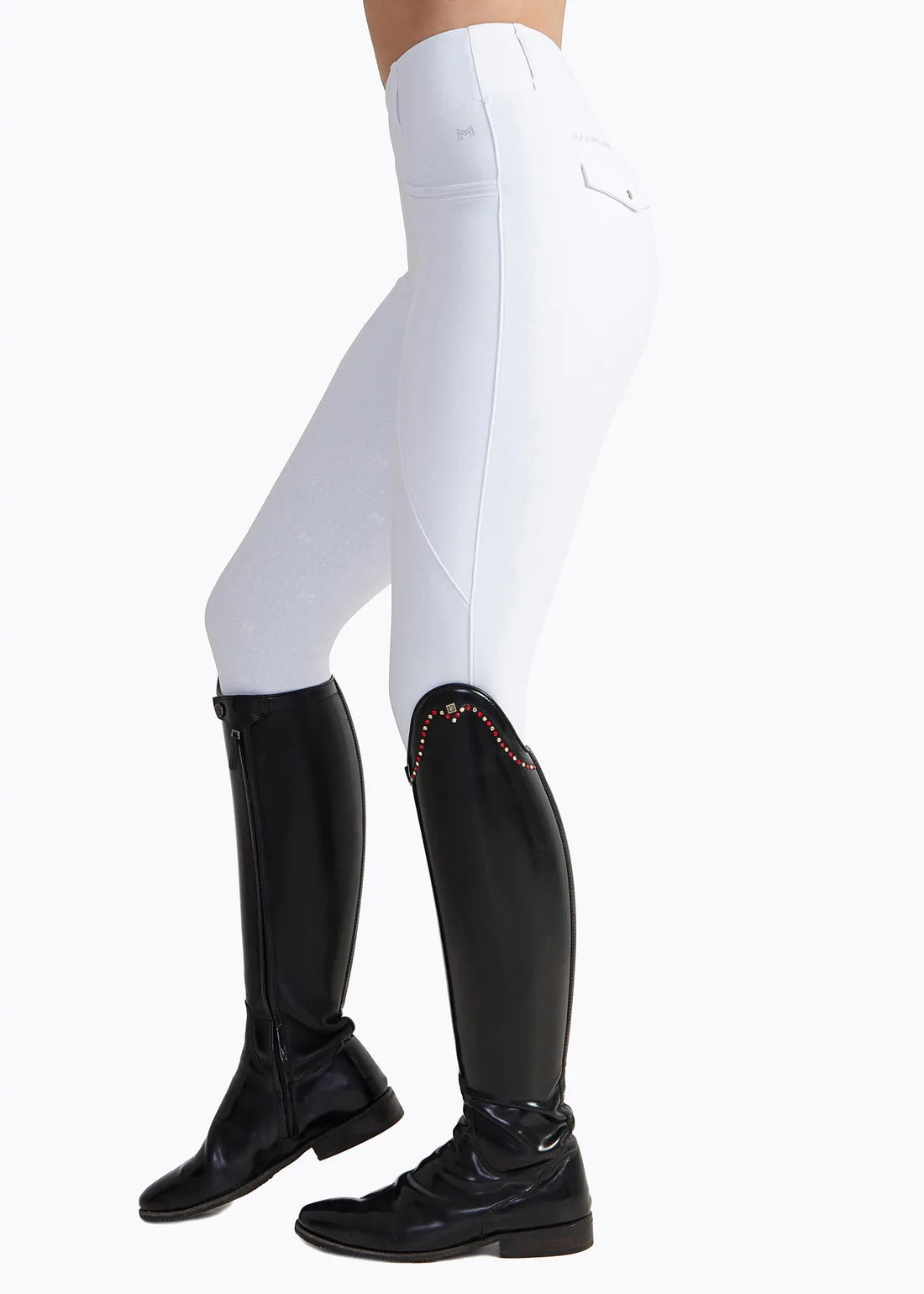 Pro Riding Leggings - White