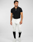 Core Polo Shirt - Black/White