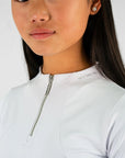 Young Riders - Long Sleeve Base Layer - White/Silver