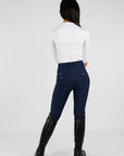 Young Riders - Long Sleeve Base Layer - White/Silver