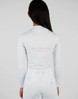 Young Riders - Long Sleeve Base Layer - White/Silver