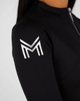 Young Riders - Long Sleeve Base Layer - Black/Silver