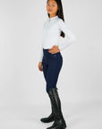 Young Riders - Long Sleeve Base Layer - White/Silver