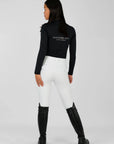 Young Riders - Long Sleeve Base Layer - Black/Silver