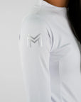 Young Riders - Long Sleeve Base Layer - White/Silver