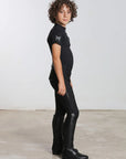 Young Riders - Short Sleeve Base Layer - Black/Silver