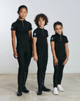 Young Riders - Short Sleeve Base Layer - Black/Silver