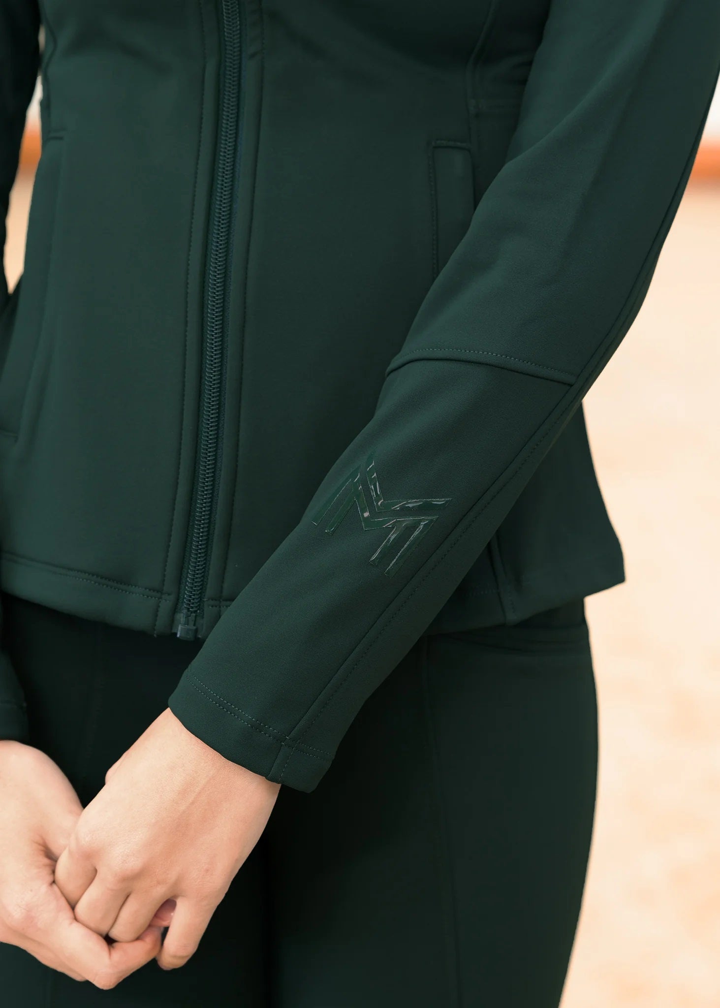 Winter Fleeced Vera Jacket - Emerald