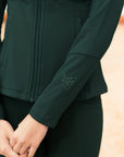 Winter Fleeced Vera Jacket - Emerald