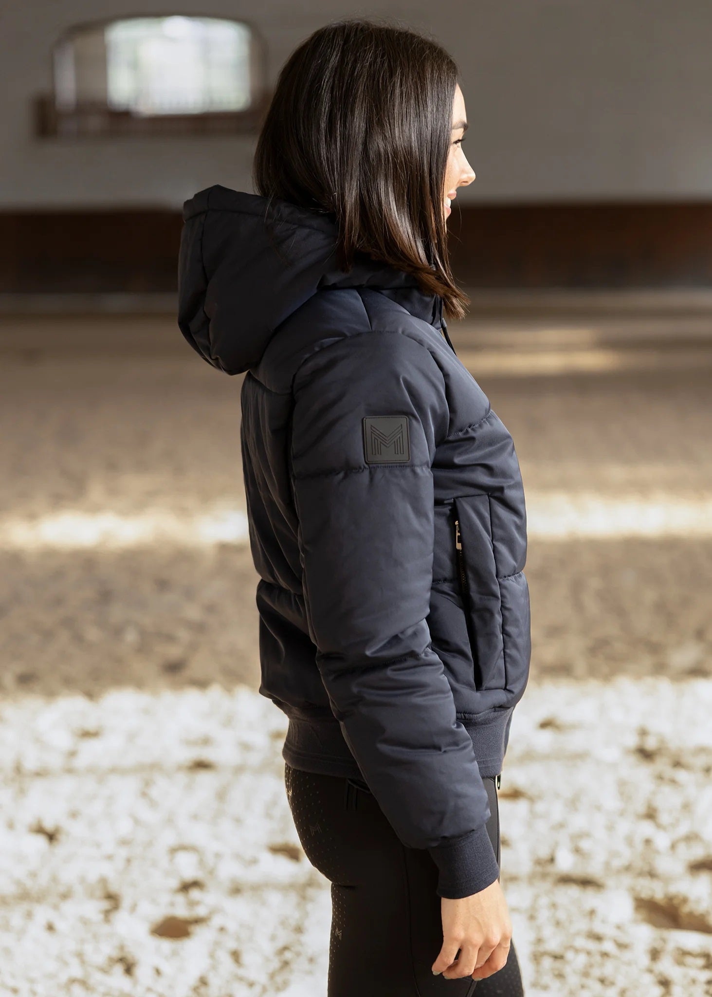 Stereo Puffer Jacket - Navy