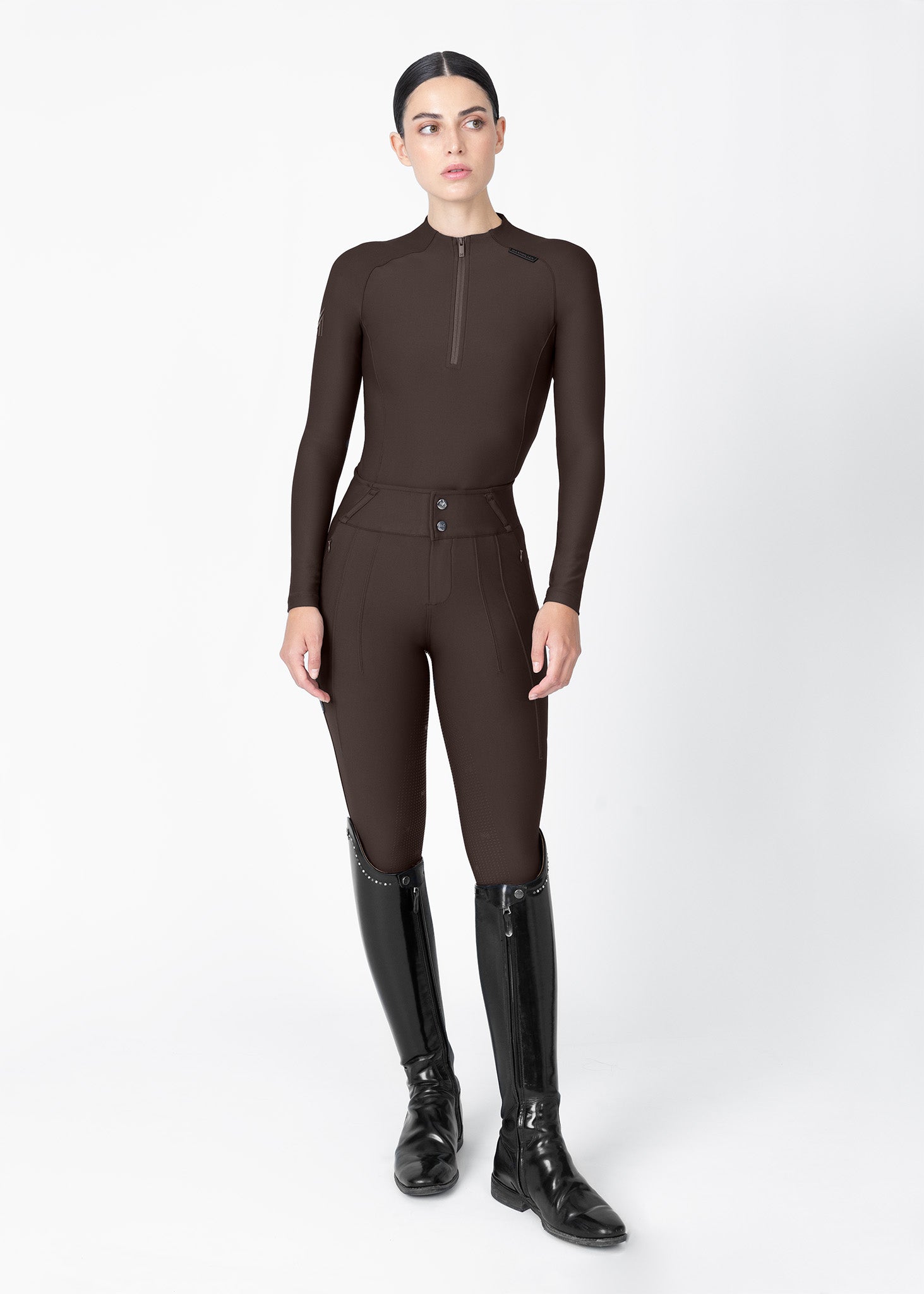 Origin Long Sleeve Base Layer - Chocolate