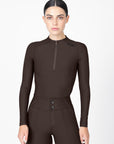 Origin Long Sleeve Base Layer - Chocolate