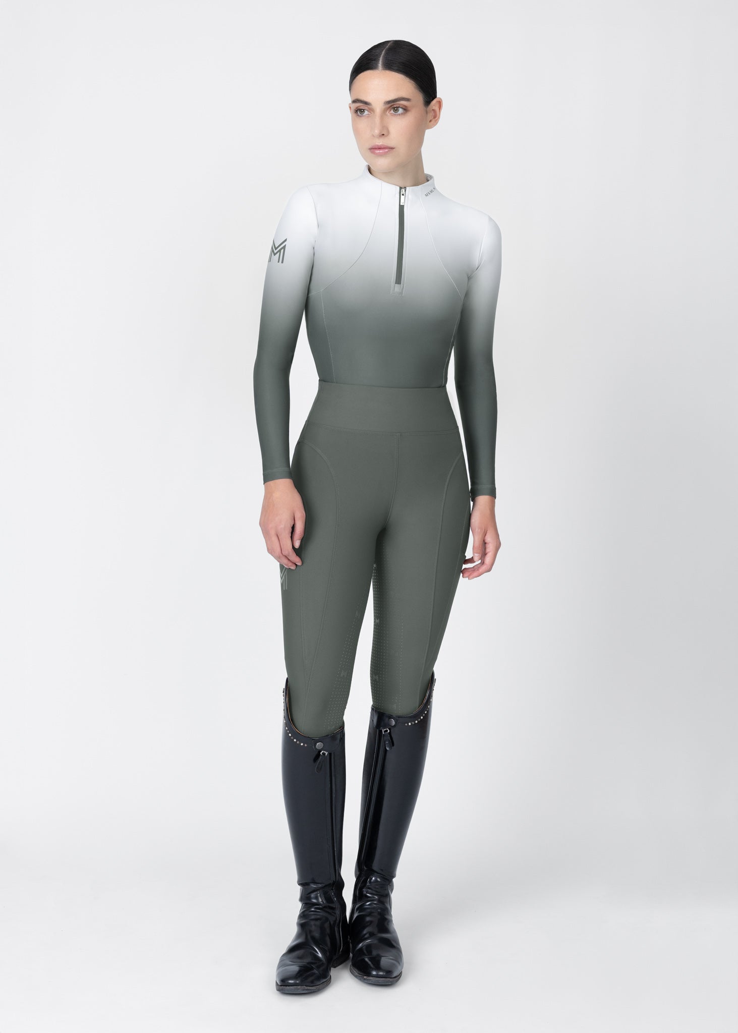 Long Sleeve Base Layer - Ombré (Ivy)