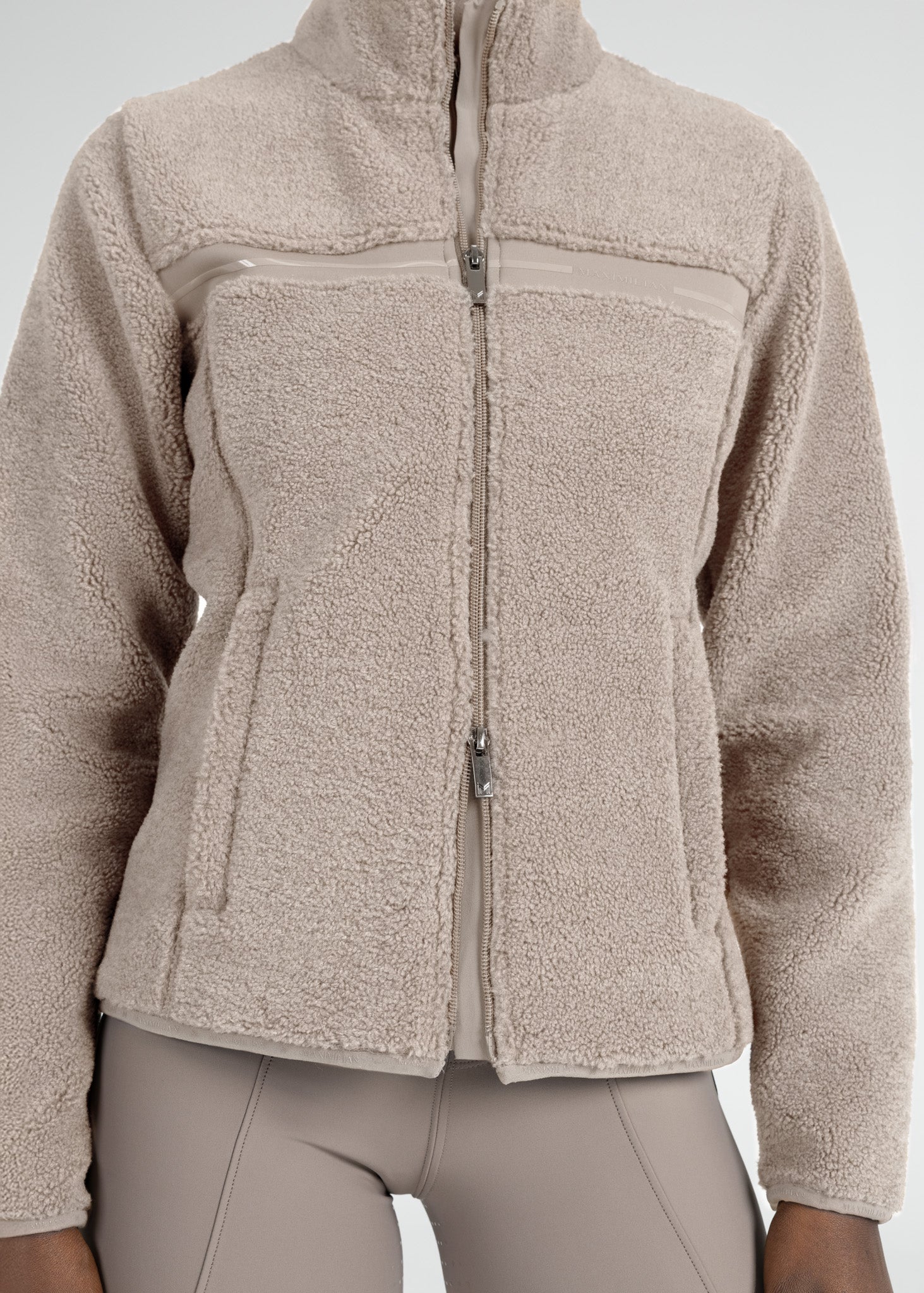 Ciara Teddy Jacket - Sand