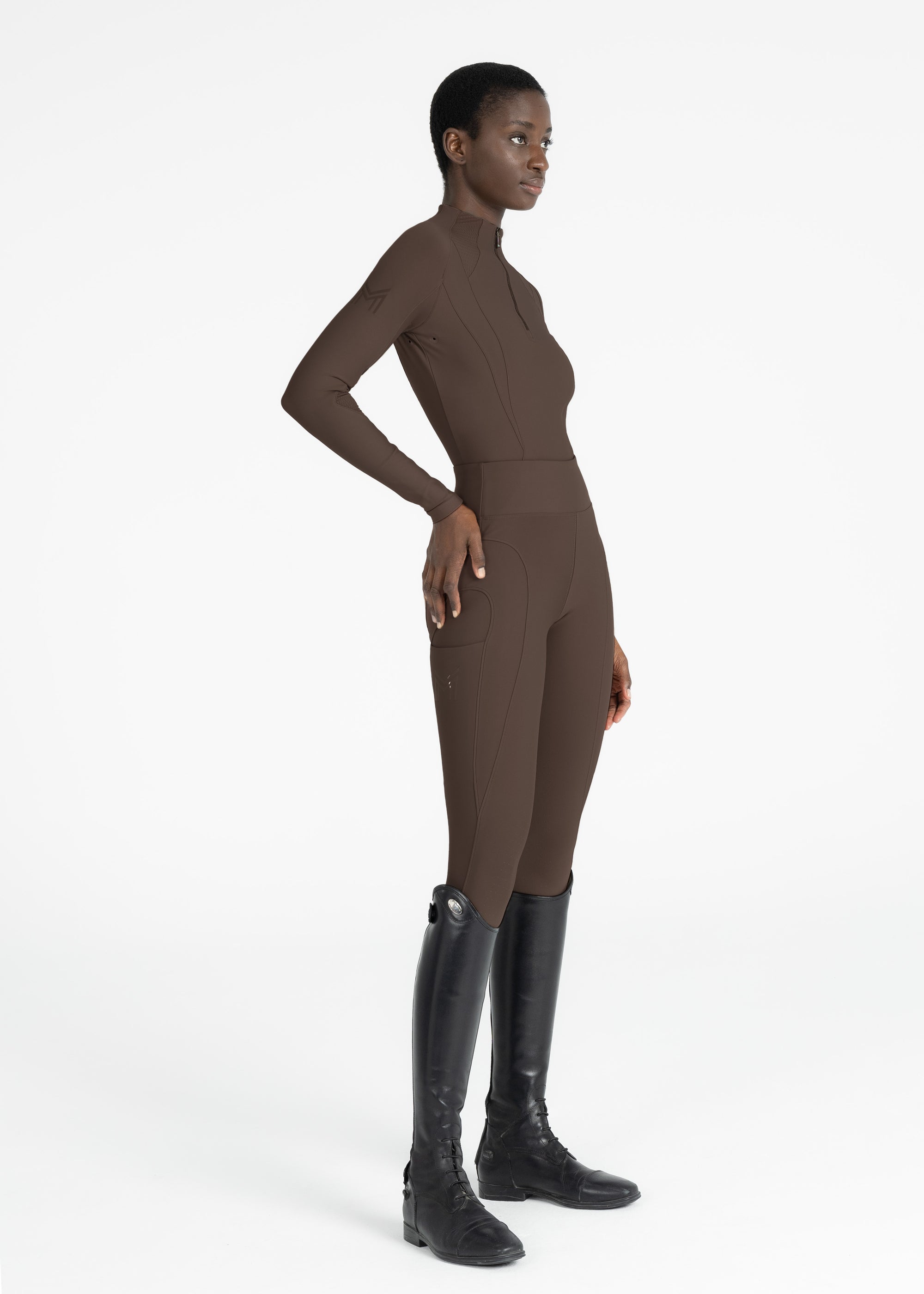 Outline Leggings - Mocha