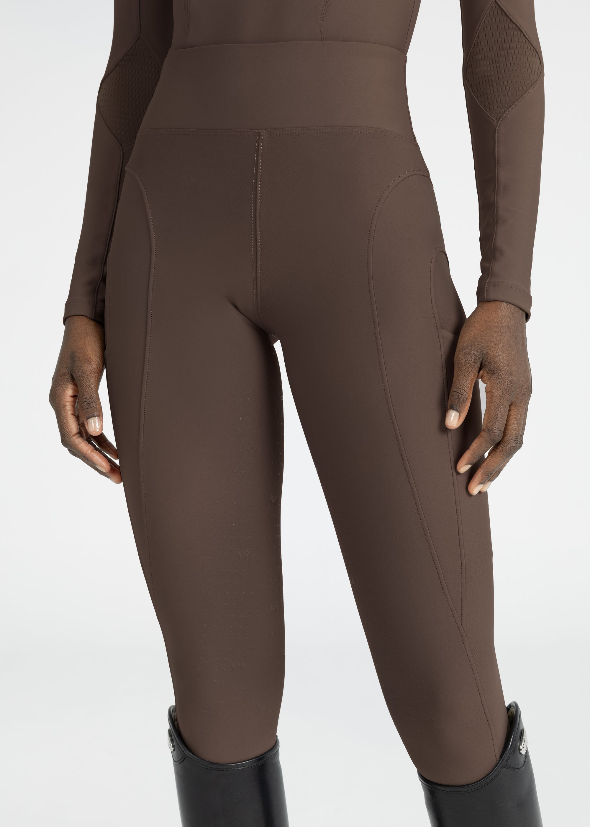 Outline Leggings - Mocha