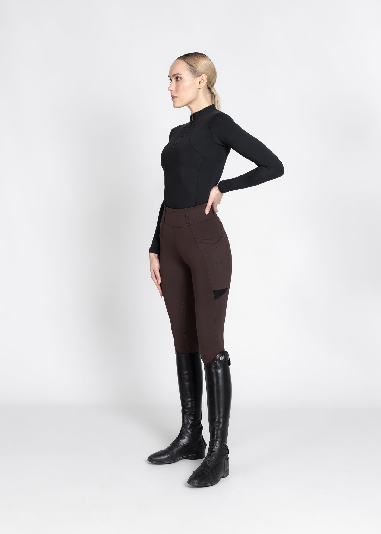 Tech Riding Leggings - Chocolate