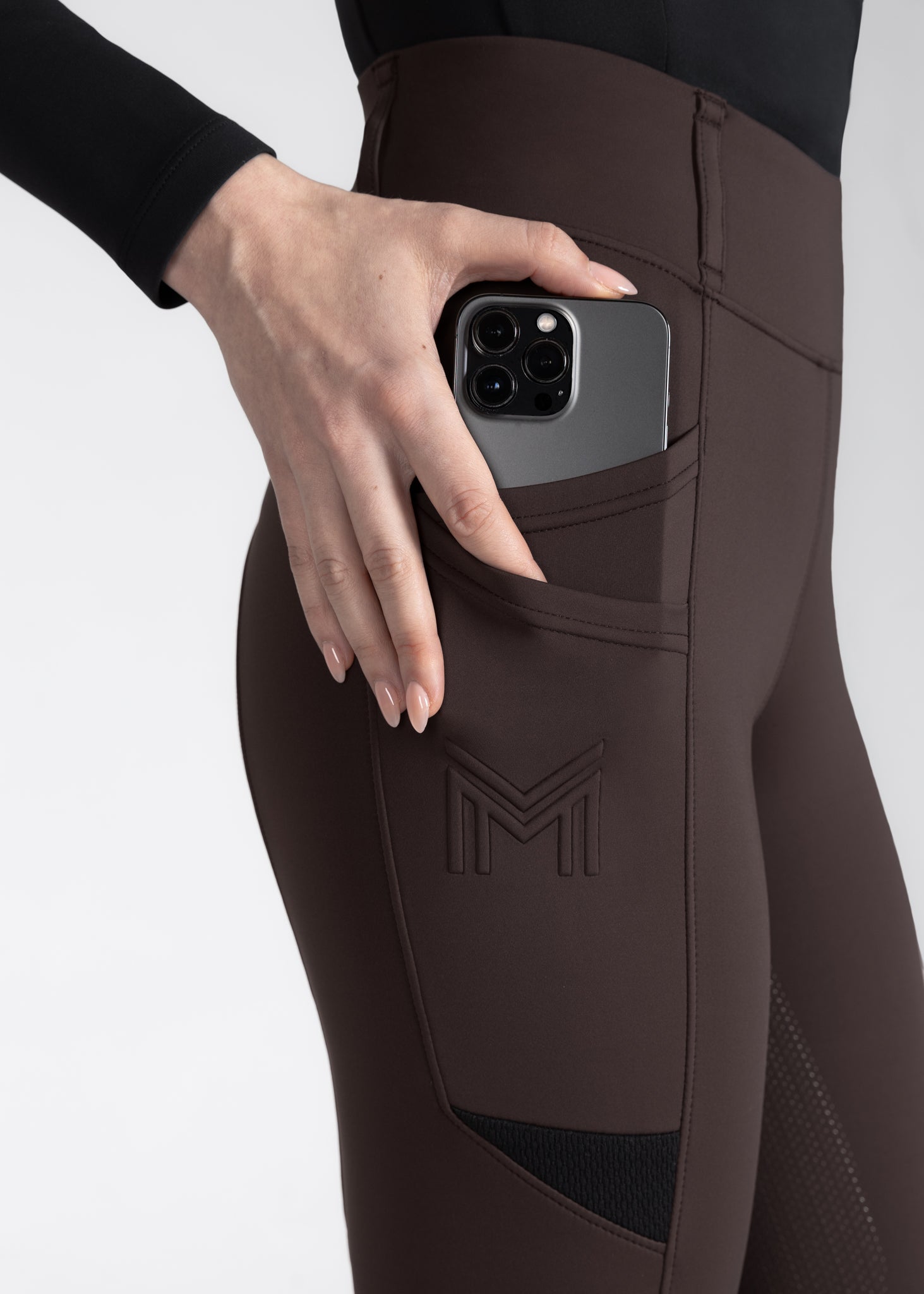 Tech Riding Leggings - Chocolate