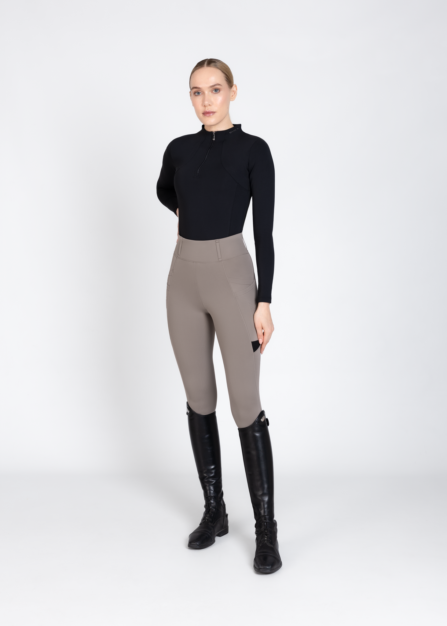 Tech Riding Leggings - Taupe