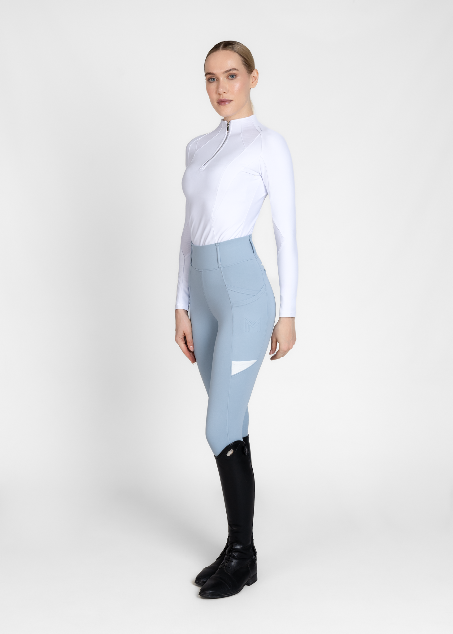 Tech Riding Leggings - Aqua