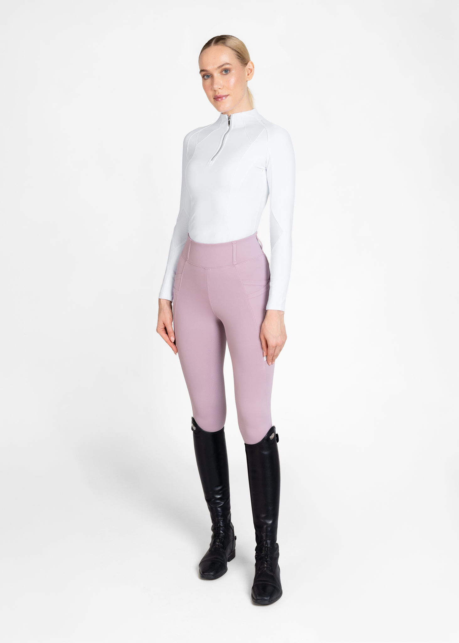 Tech Riding Leggings - Mauve