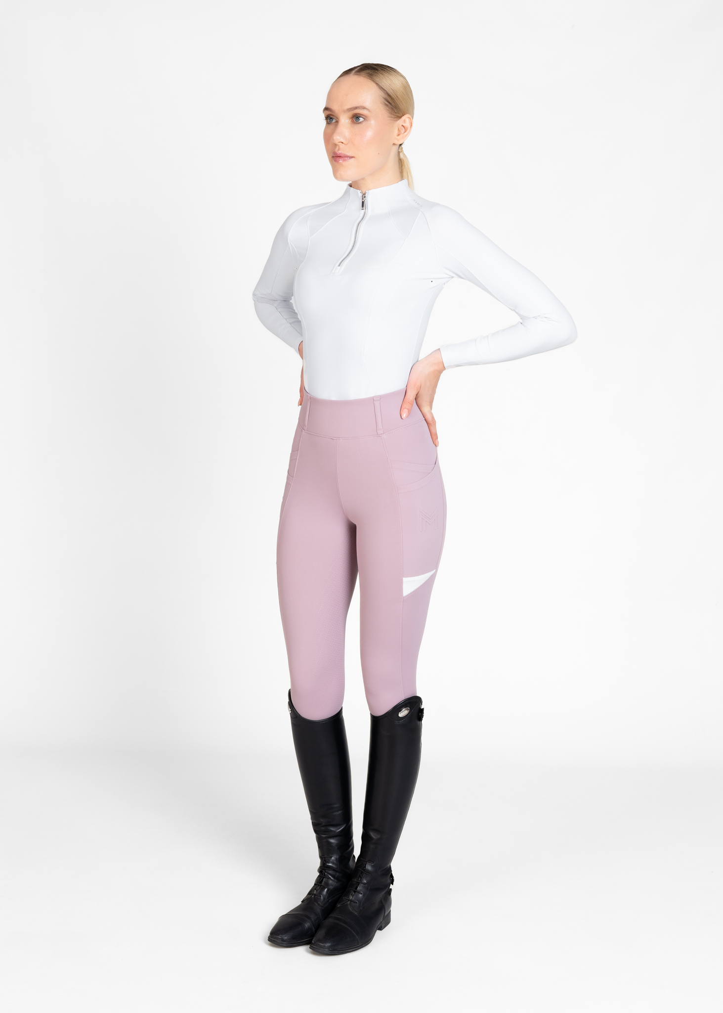 Tech Riding Leggings - Mauve