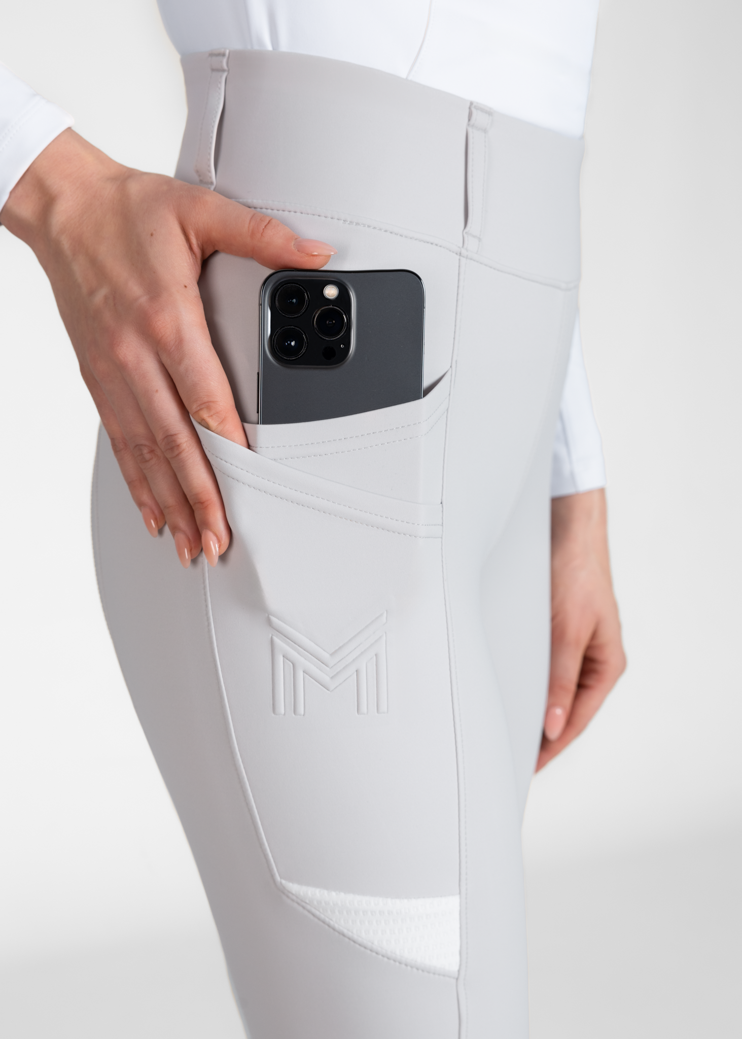 Tech Riding Leggings - Glacier