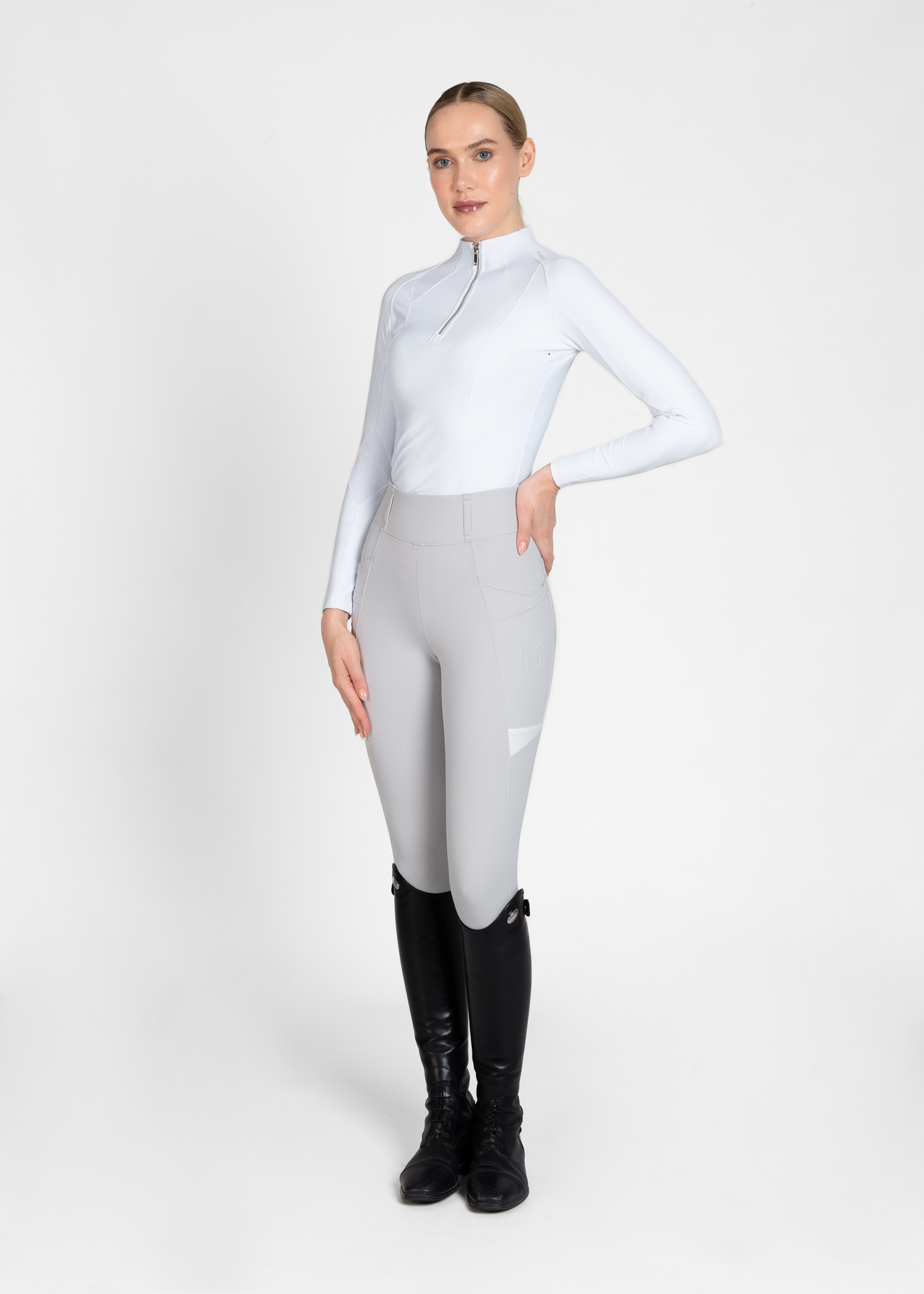 Tech Riding Leggings - Glacier