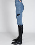 Tech Riding Leggings - Denim (Blue)