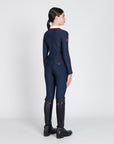 Young Riders - Pro Riding Leggings - Navy/Red