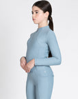 Young Riders - Long Sleeve Base Layer - Aqua