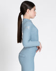 Young Riders - Long Sleeve Base Layer - Aqua