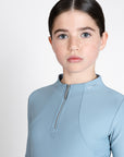 Young Riders - Long Sleeve Base Layer - Coastal Aqua