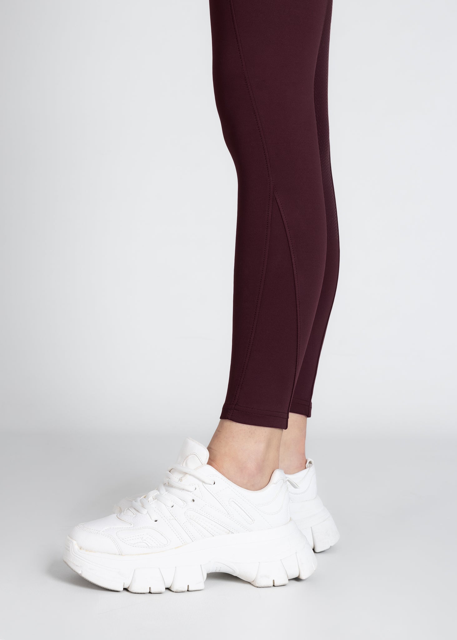 Tech Riding Leggings - Burgundy