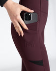 Tech Riding Leggings - Burgundy