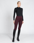 Tech Riding Leggings - Burgundy