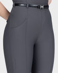 Halo Riding Leggings + Belt - Graphite