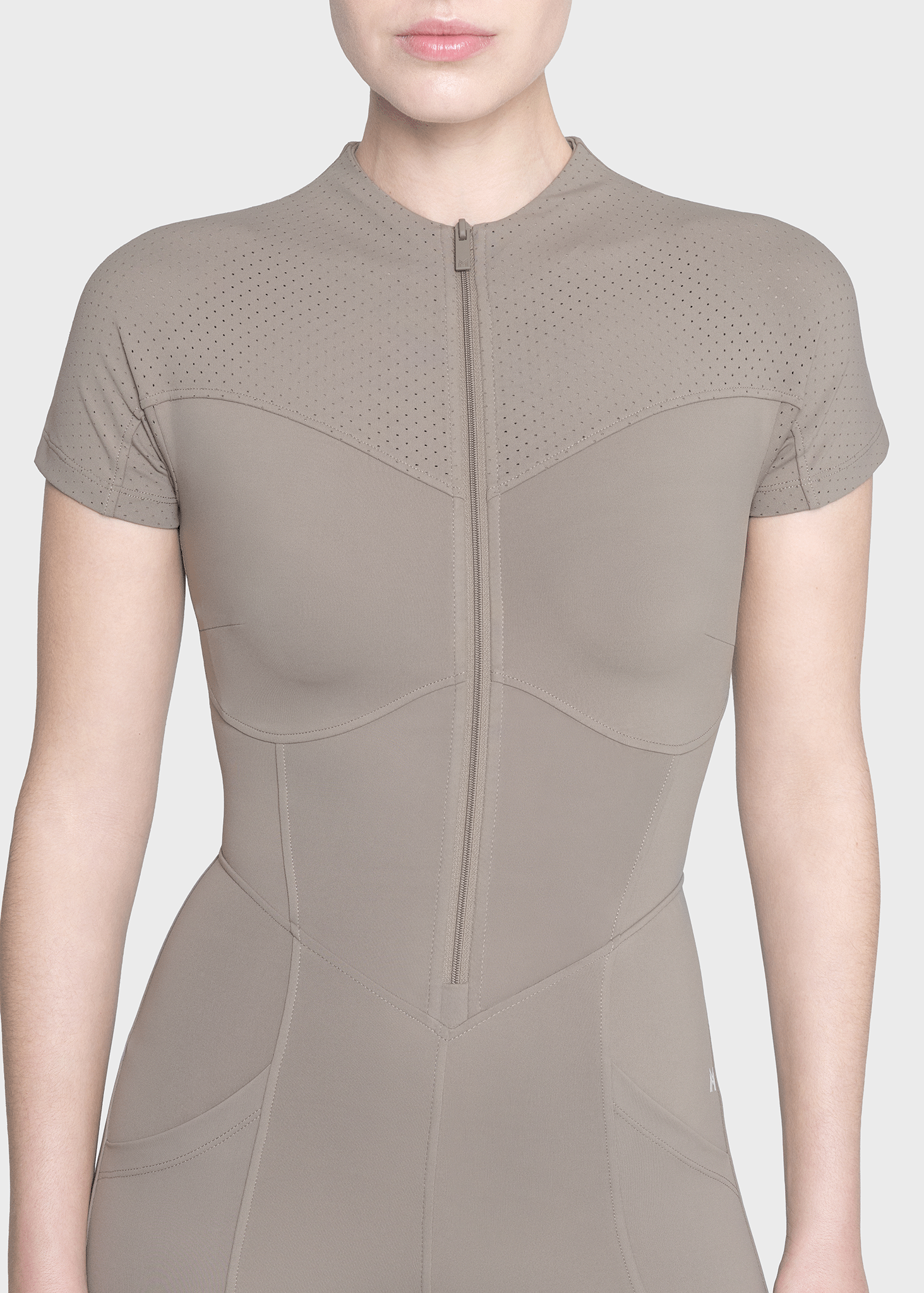 Air Tech Riding Jumpsuit (Taupe)
