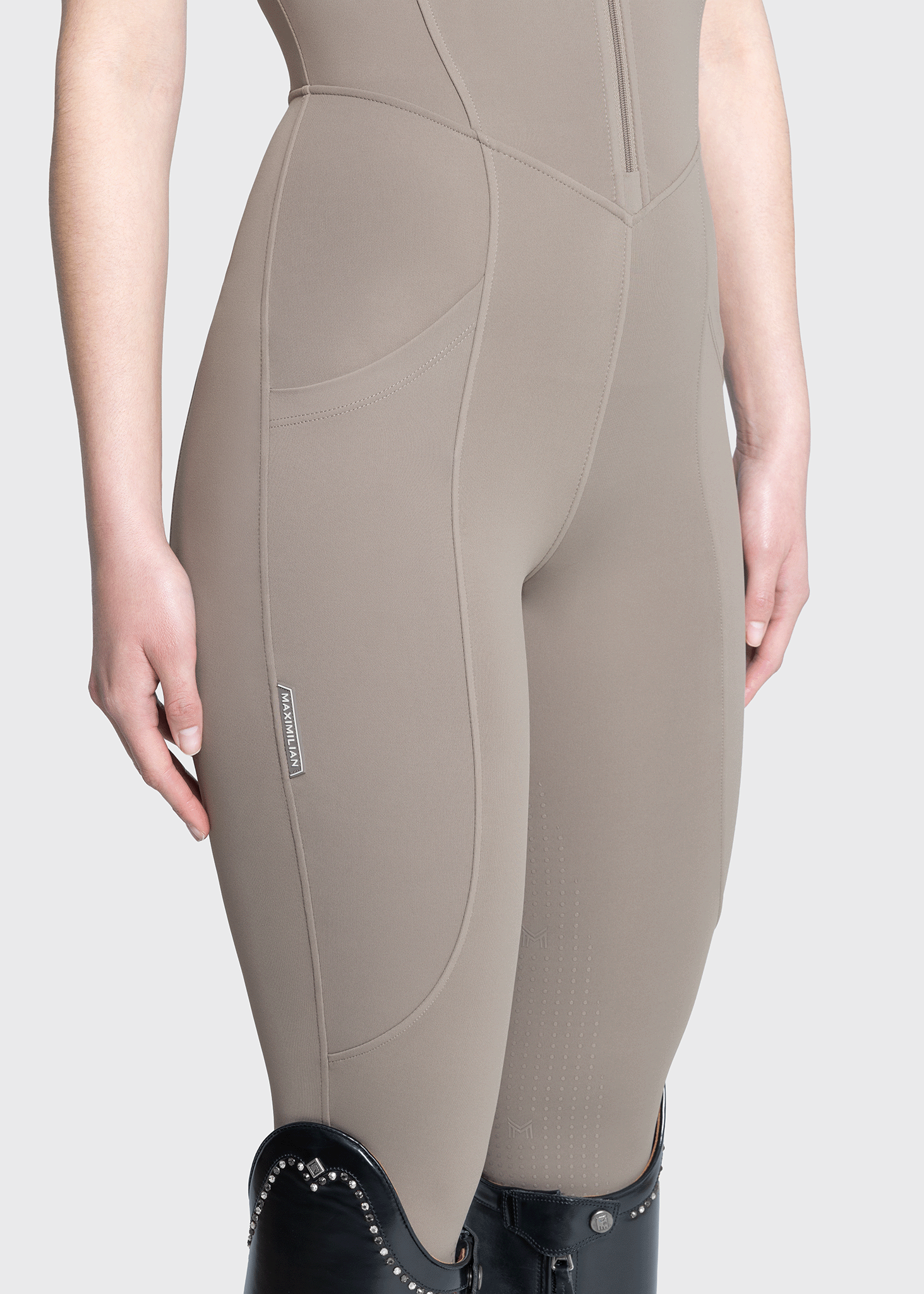 Air Tech Riding Jumpsuit (Taupe)