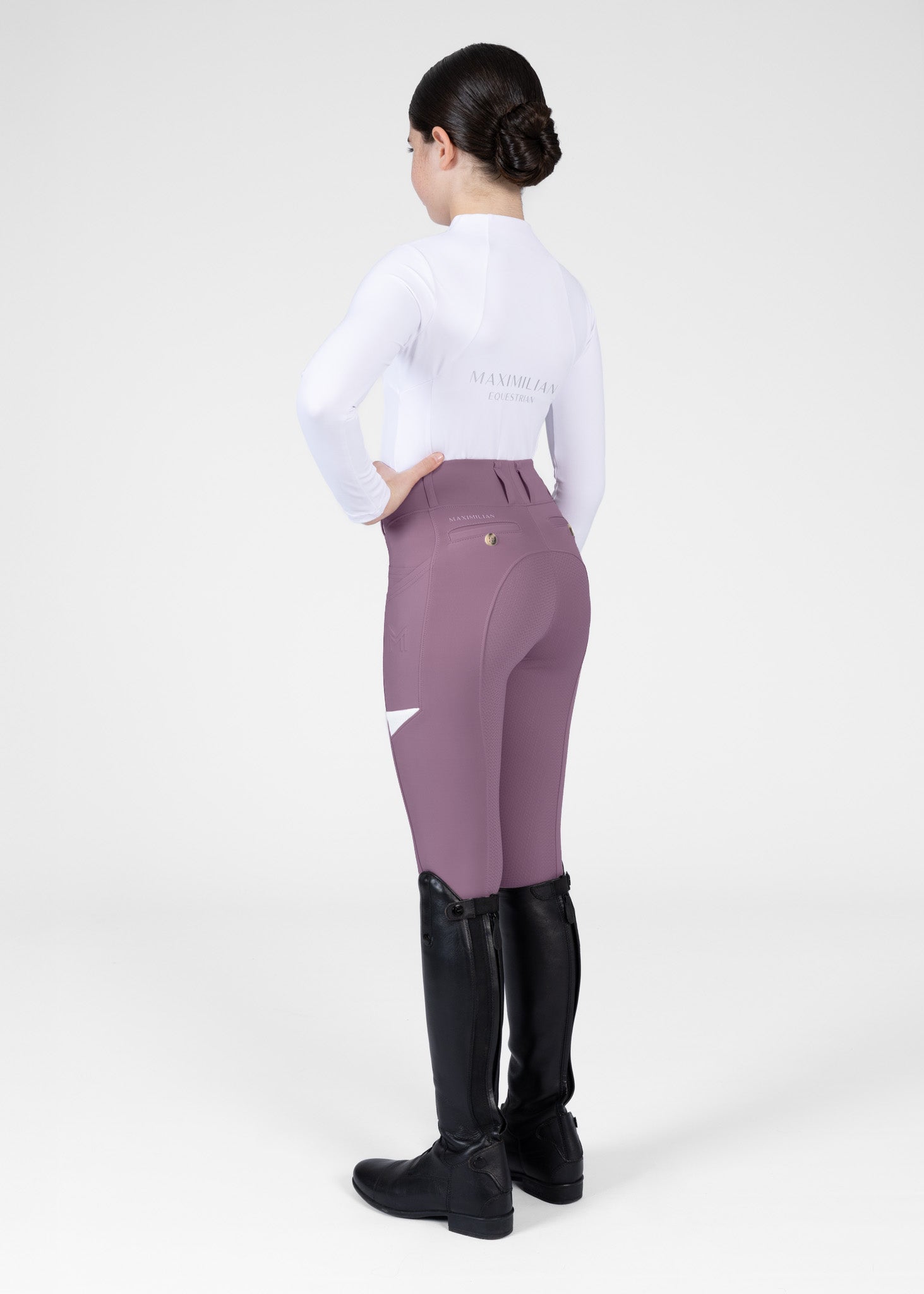 Young Riders - Tech Riding Leggings - Plum
