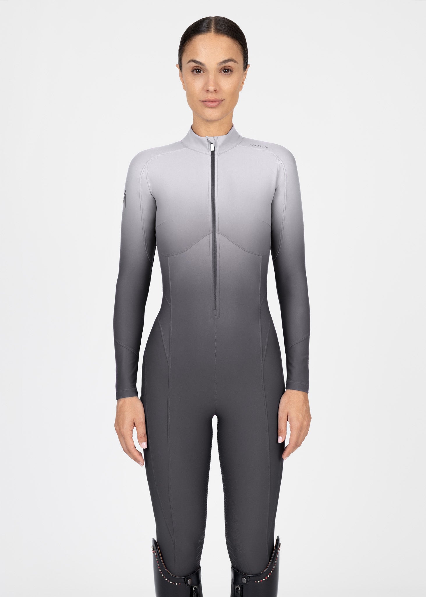 Ombré Riding Jumpsuit (Graphite)