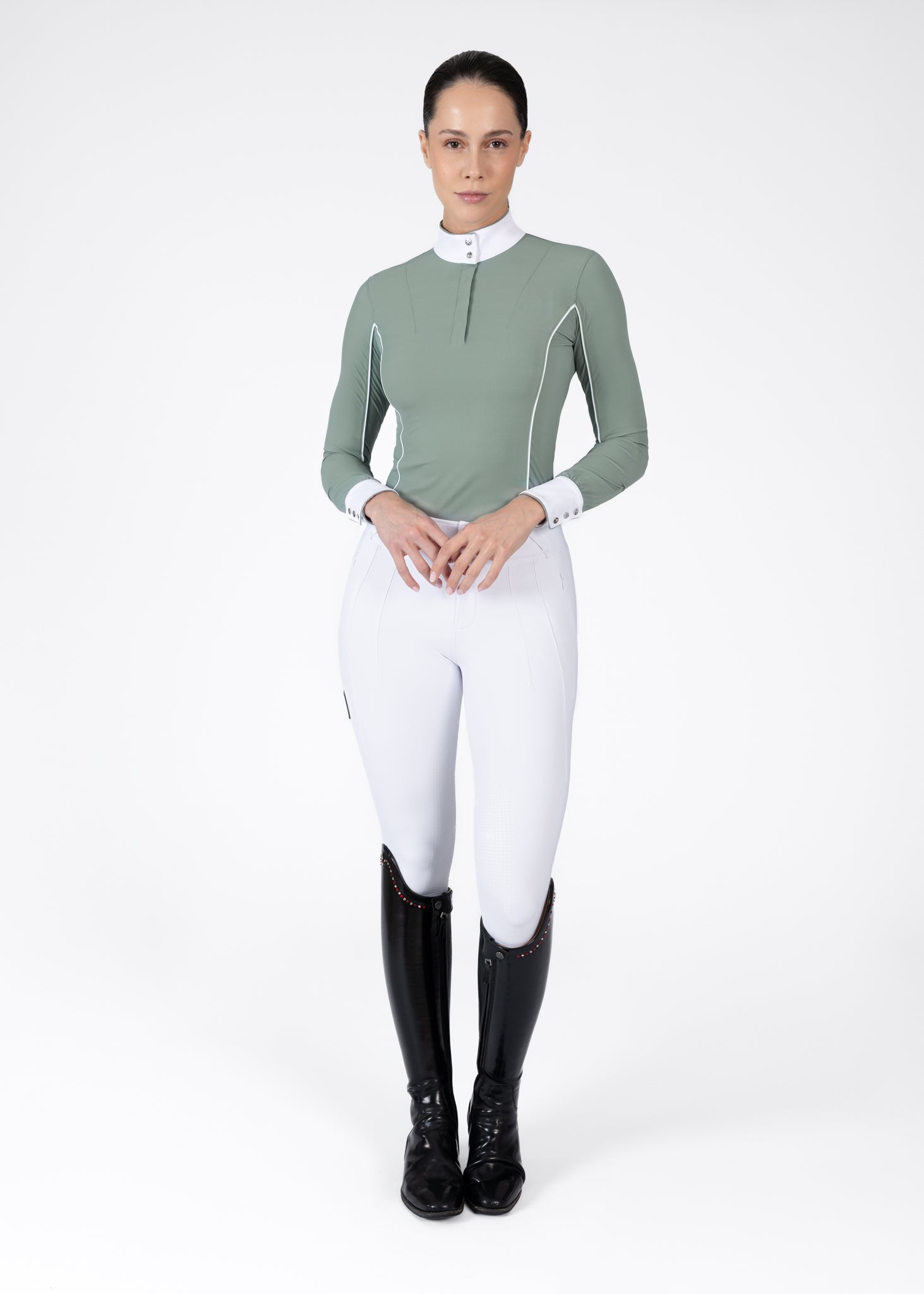 Long Sleeve Nova Show Shirt - Mint